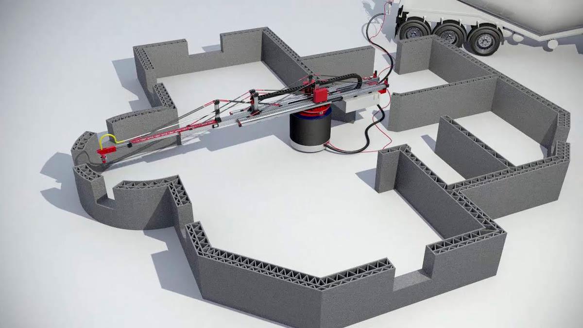 RedWorks разработала метод строительства зданий на Красной планете с помощью 3D-печати